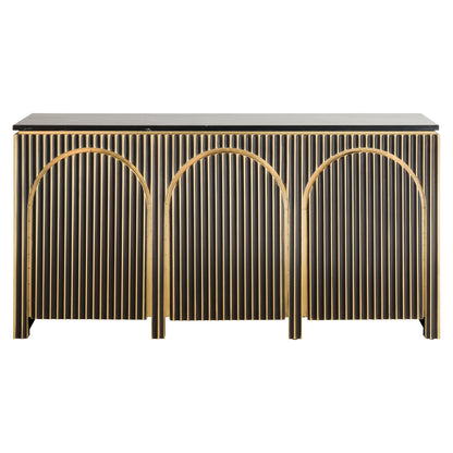 Richmond Interiors Sideboard Les Arcs brushed gold Richmond Interiors