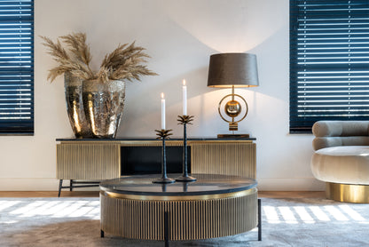 Richmond Interiors Couchtisch Ironville gold 90Ø Couchtisch Richmond Interiors