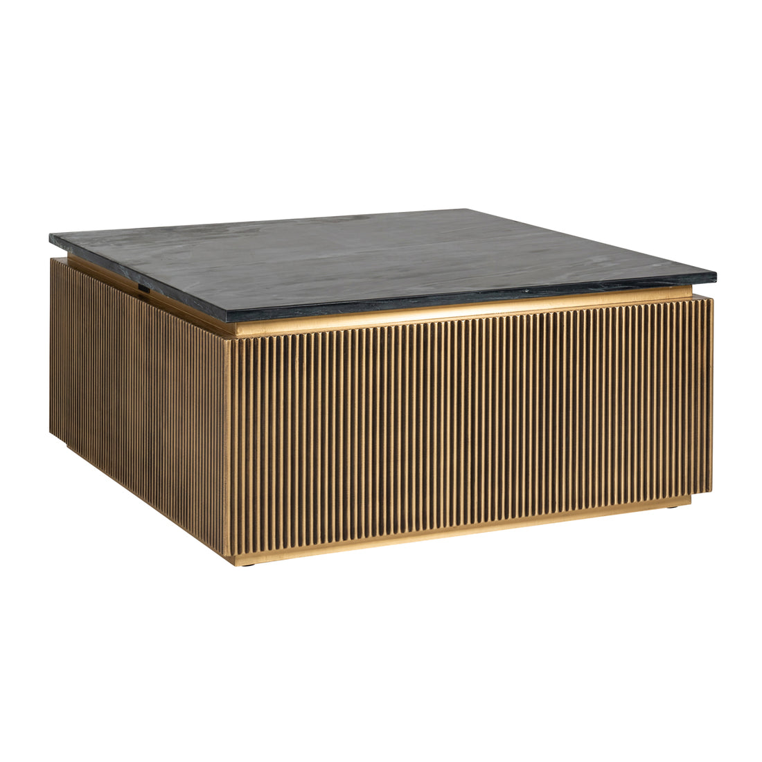 Richmond Interiors Couchtisch Ironville gold 90x90 Couchtisch Richmond Interiors