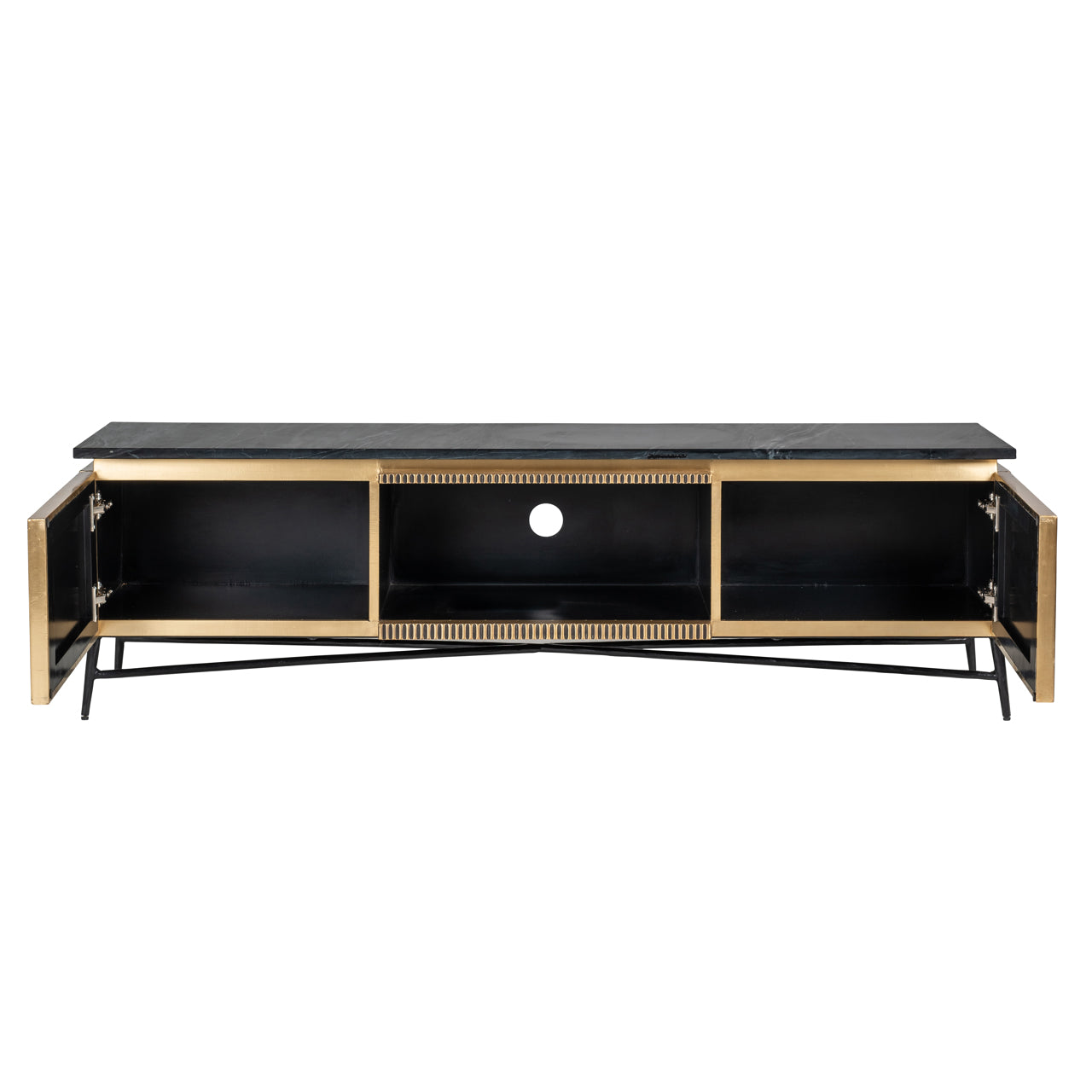 Richmond Interiors TV-Schrank Ironville gold TV-Schrank Richmond Interiors