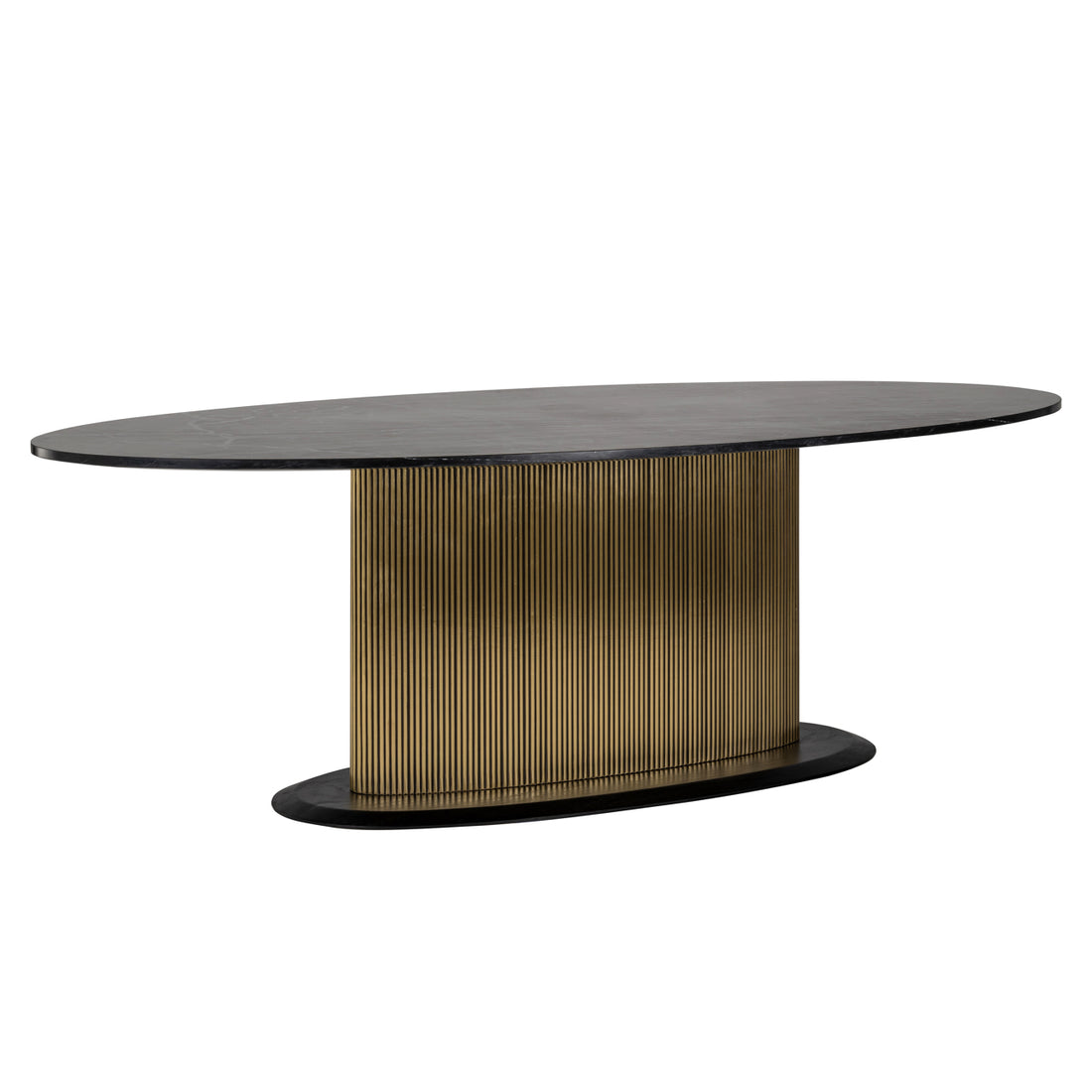 Richmond Interiors Esstisch Ironville gold oval 235 Esstisch Richmond Interiors