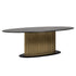 Richmond Interiors Esstisch Ironville gold oval 235 Esstisch Richmond Interiors