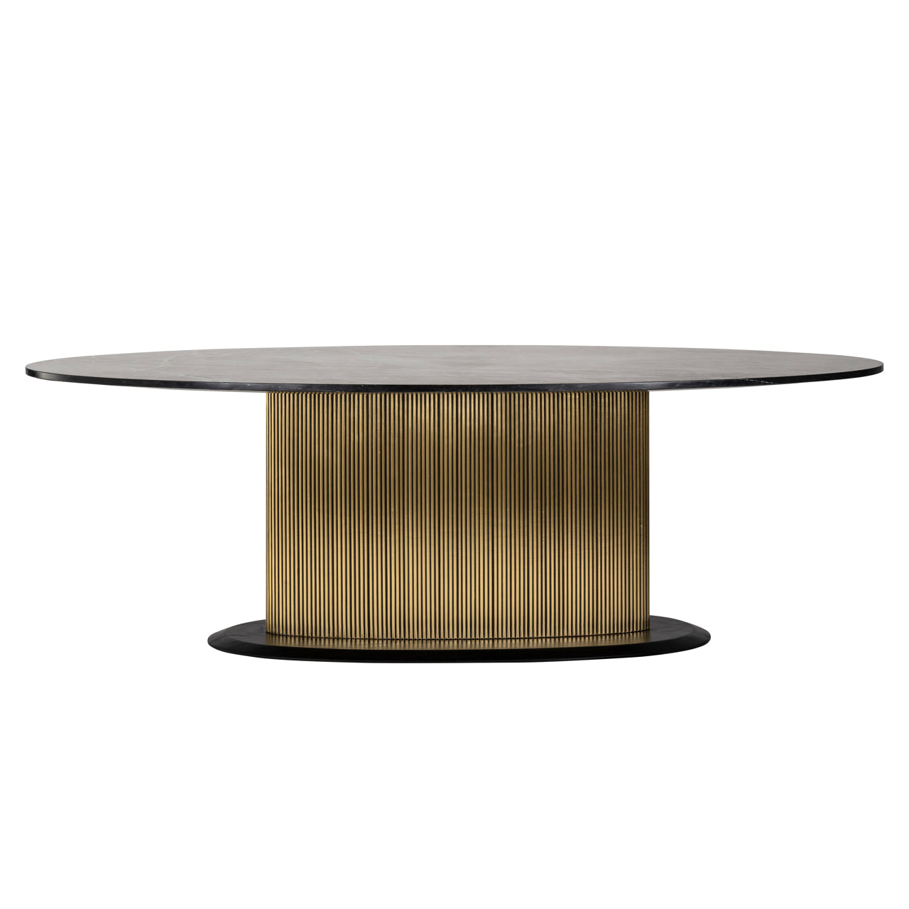 Richmond Interiors Esstisch Ironville gold oval 235 Esstisch Richmond Interiors