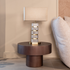 Richmond Interiors Tischlampe Lenore inkl. Lampenschirm (Gold) Tischlampe Richmond Interiors