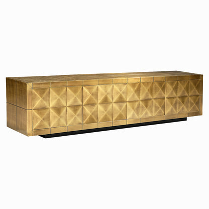 Richmond Interiors TV-Schrank Collada brushed gold TV-Schrank Richmond Interiors
