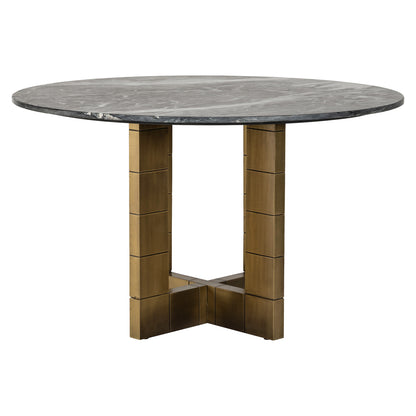 Richmond Interiors Esstisch Collada black/gold 130Ø Esstisch Richmond Interiors