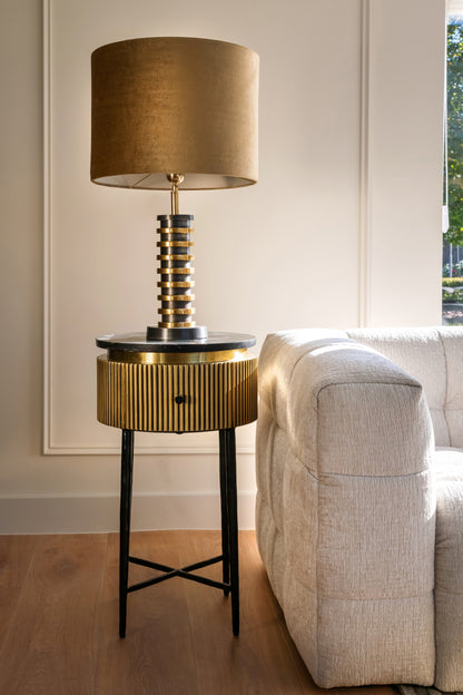 Richmond Interiors Beistelltisch Ironville gold Beistelltisch Richmond Interiors