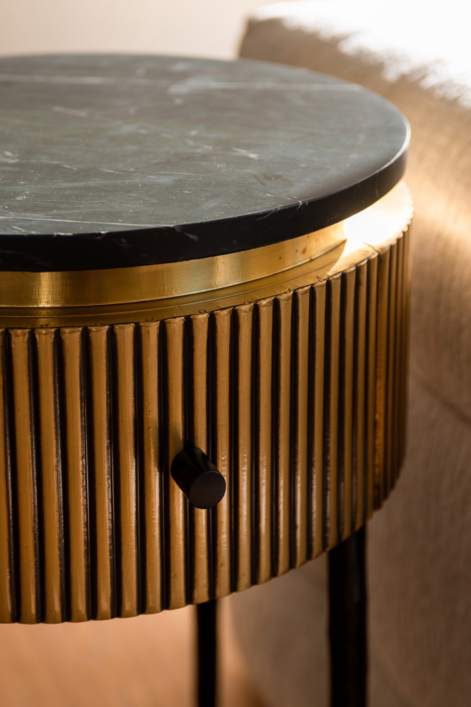 Richmond Interiors Beistelltisch Ironville gold Beistelltisch Richmond Interiors