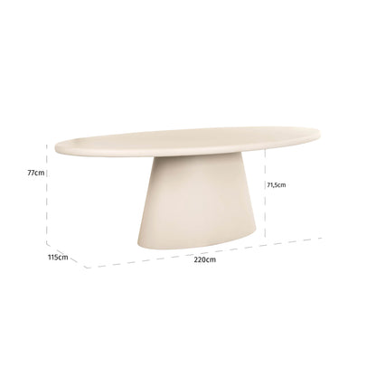 Richmond Interiors Esstisch Clayton beige 220 Esstisch Richmond Interiors