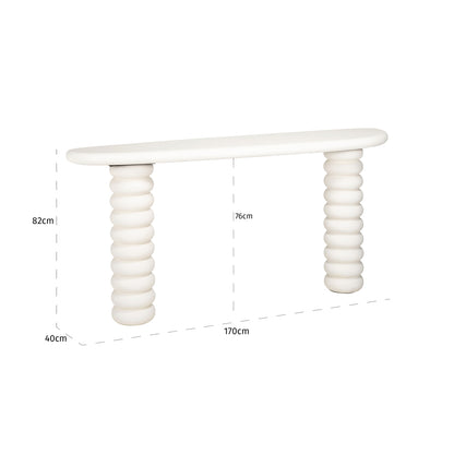 Richmond Interiors Konsole Bloomstone white 170 Konsole Richmond Interiors