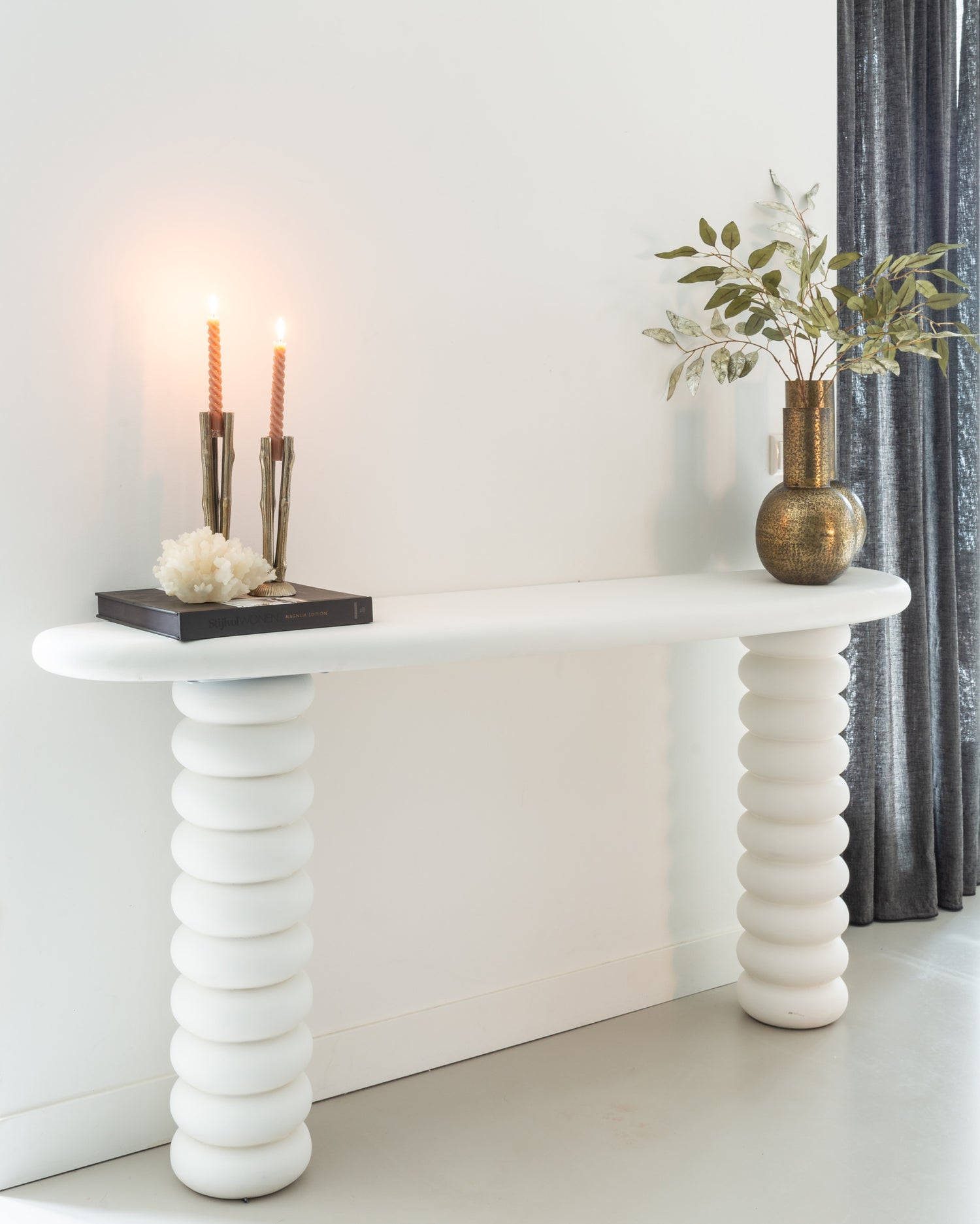 Richmond Interiors Konsole Bloomstone white 170 Konsole Richmond Interiors