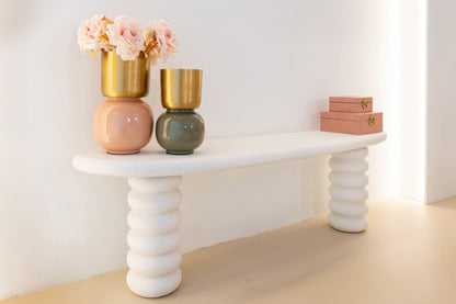 Richmond Interiors Vase Clover brushed gold