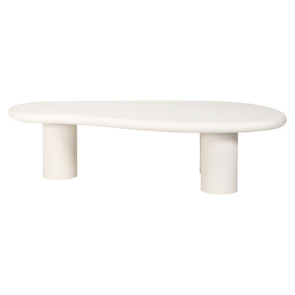Richmond Interiors Couchtisch Bloomstone white 160x80 Couchtisch Richmond Interiors