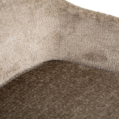 Richmond Interiors - Drehstuhl Marlon taupe Chenille Drehstuhl Richmond Interiors