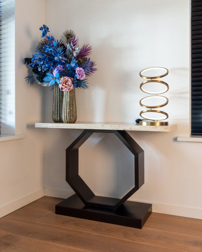 Richmond Interiors Tischlampe Jaimin brushed gold Tischlampe Richmond Interiors