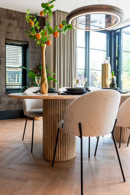 Richmond Interiors La Cantera oval dining table 240cm