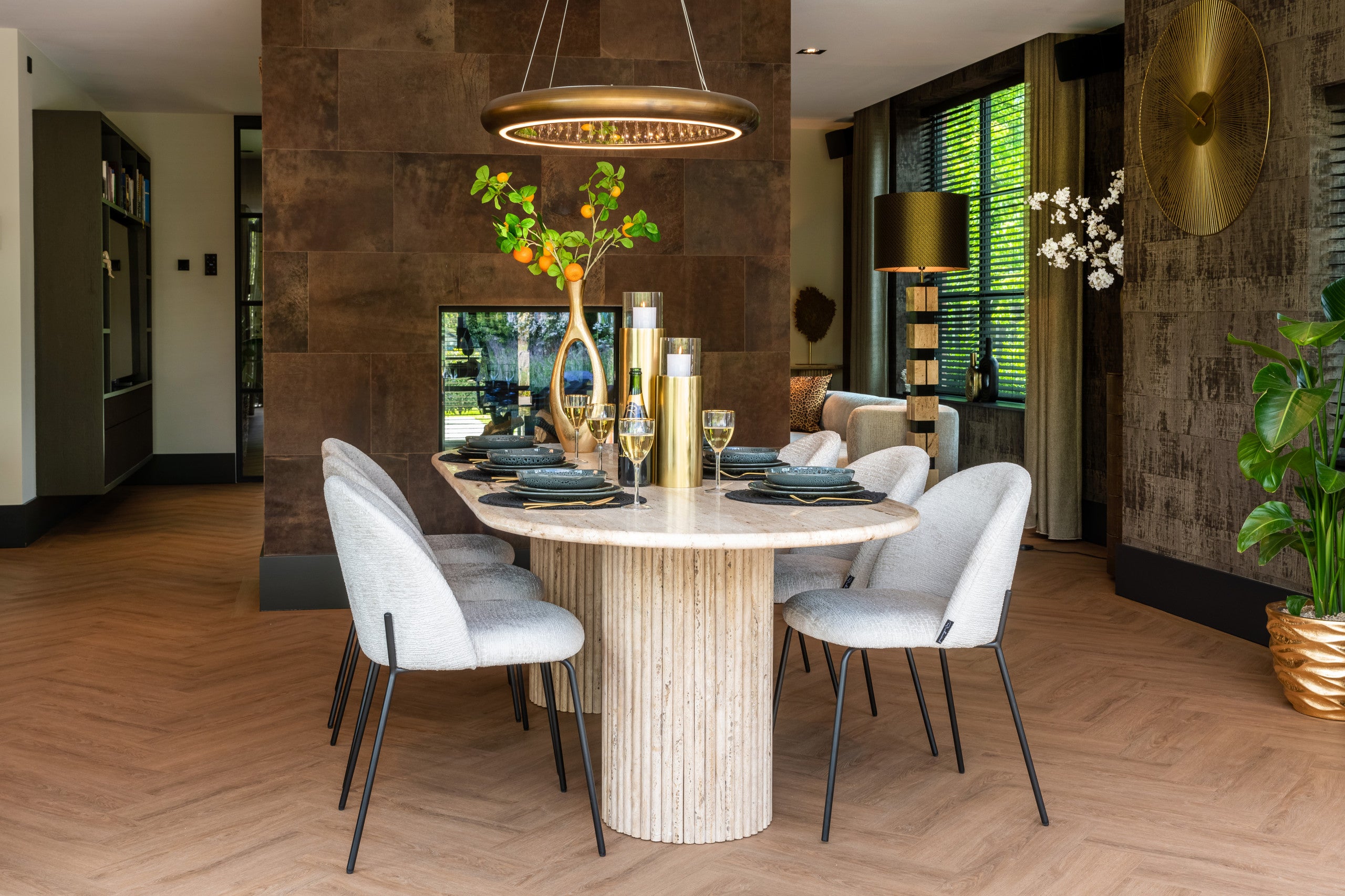 Richmond Interiors Esszimmerstuhl Alyssa cream fusion (Set of 2) Esszimmerstuhl Richmond Interiors