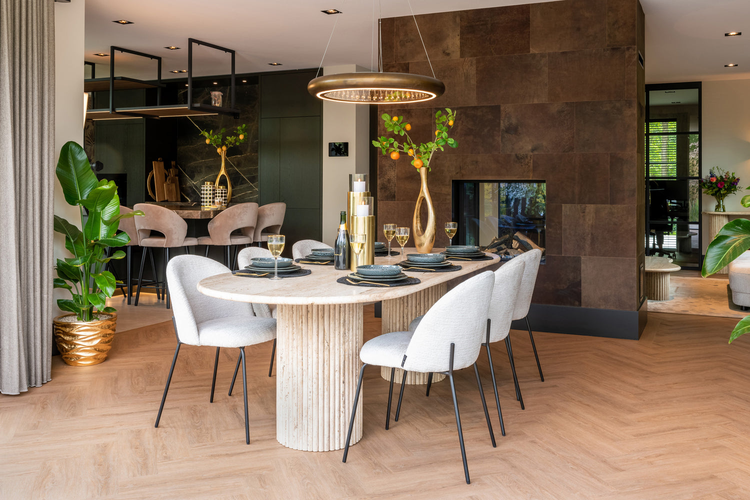Richmond Interiors Esstisch La Cantera beige 240 Esstisch Richmond Interiors