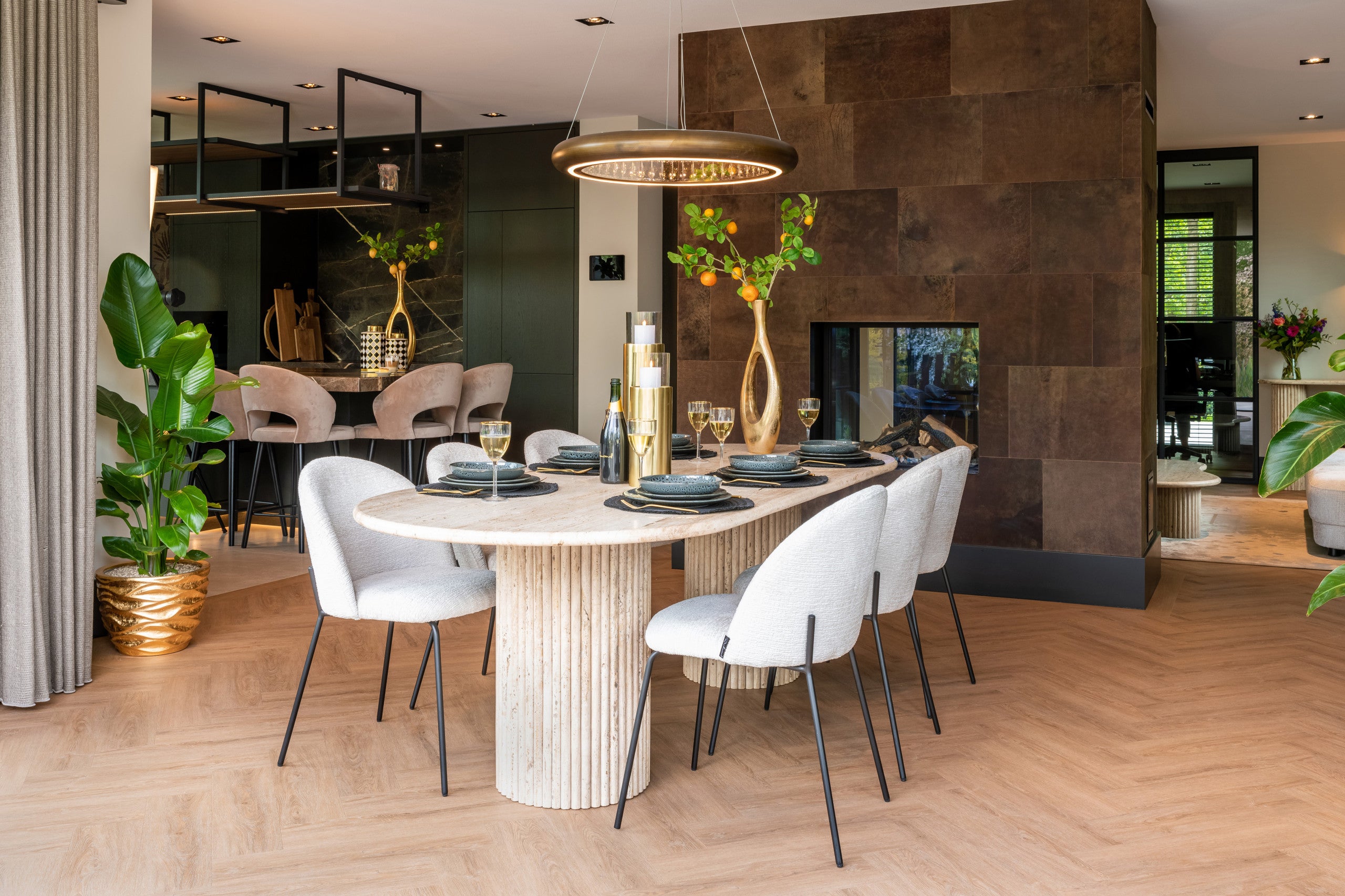 Richmond Interiors Esstisch La Cantera beige 240 Esstisch Richmond Interiors