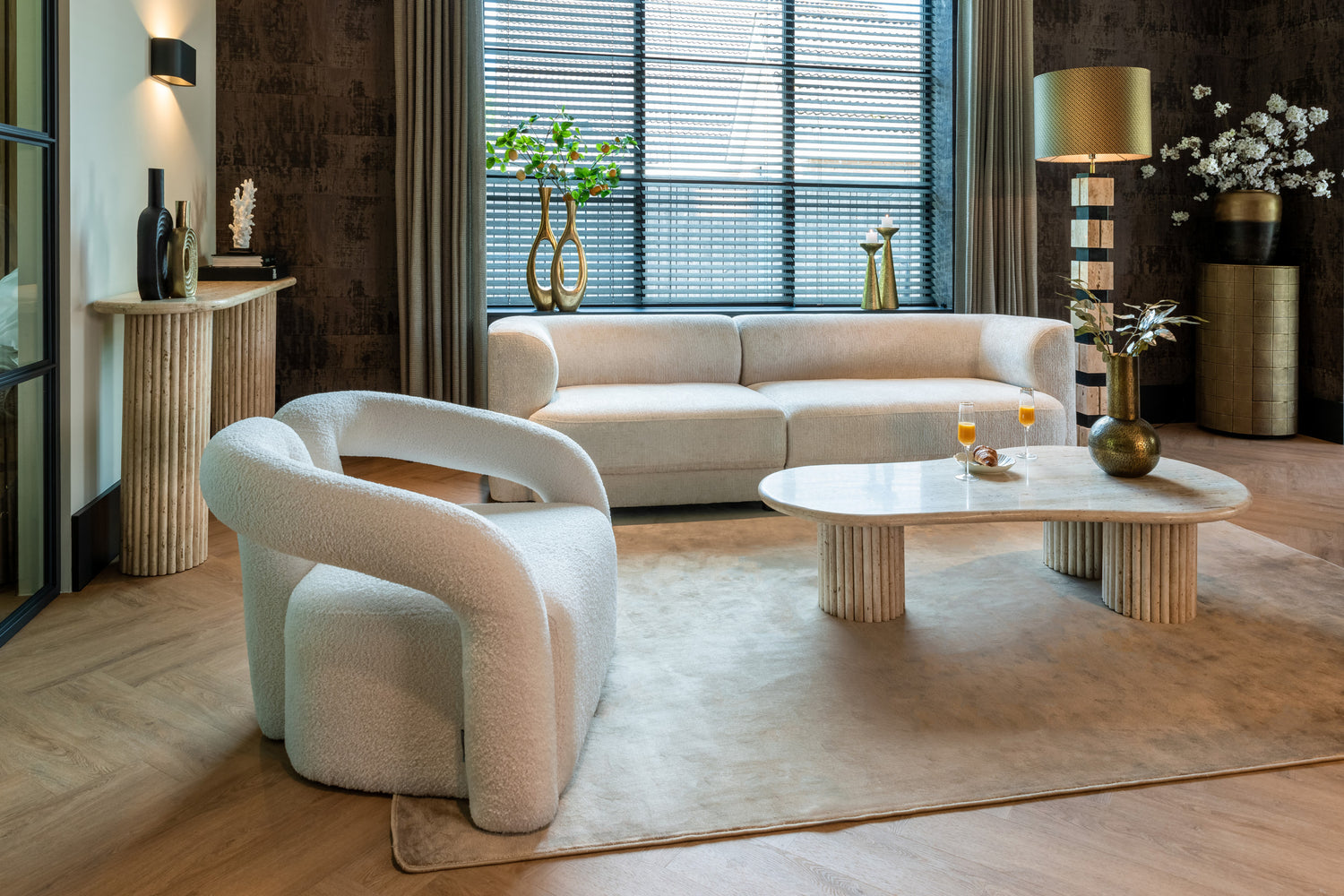 Richmond Interiors Couchtisch La Cantera beige Couchtisch Richmond Interiors
