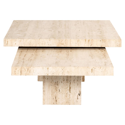 Richmond Interiors Couchtisch La Cantera beige (Set of 2) Couchtisch Richmond Interiors