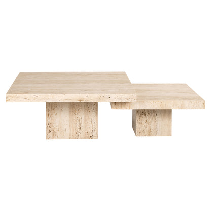 Richmond Interiors Couchtisch La Cantera beige (Set of 2) Couchtisch Richmond Interiors