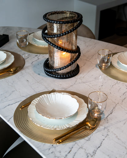 Richmond Interiors Windlicht Edison black Windlicht Richmond Interiors