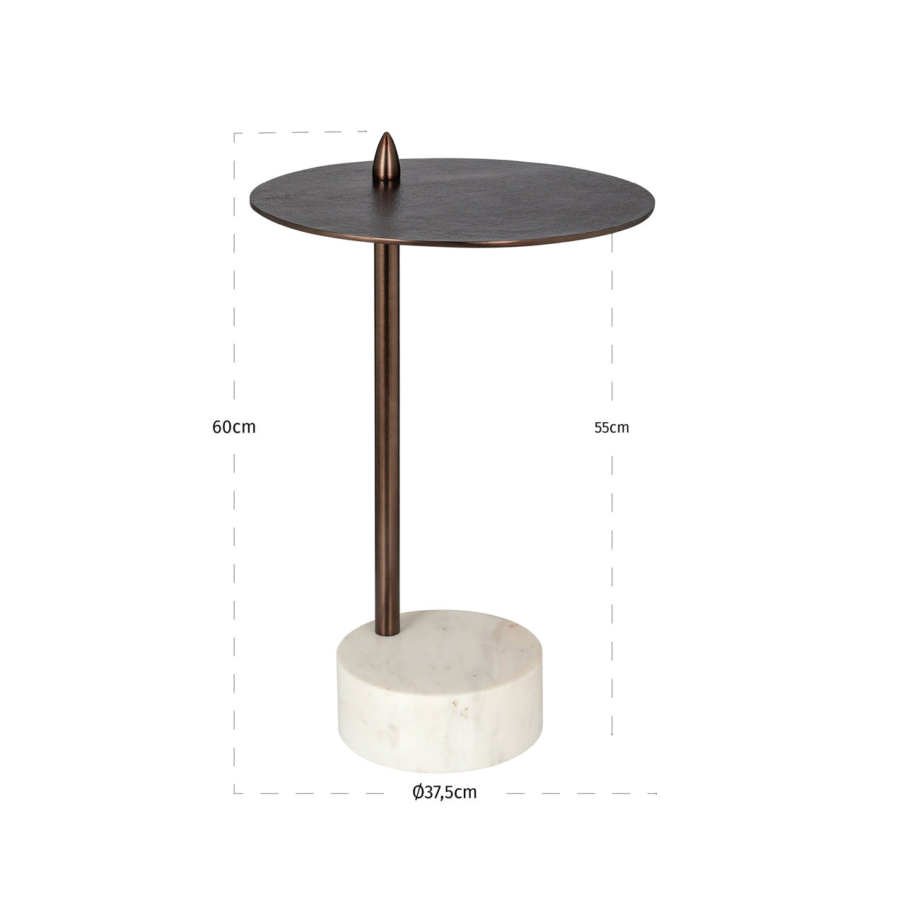 Richmond Interiors Beistelltisch Barron bronze Beistelltisch Richmond Interiors