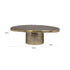 Richmond Interiors Couchtisch Pulitzer brushed gold Couchtisch Richmond Interiors