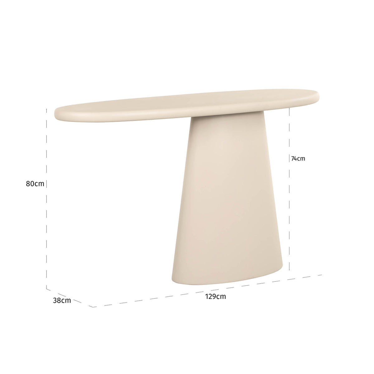 Richmond Interiors Konsole Clayton beige Richmond Interiors