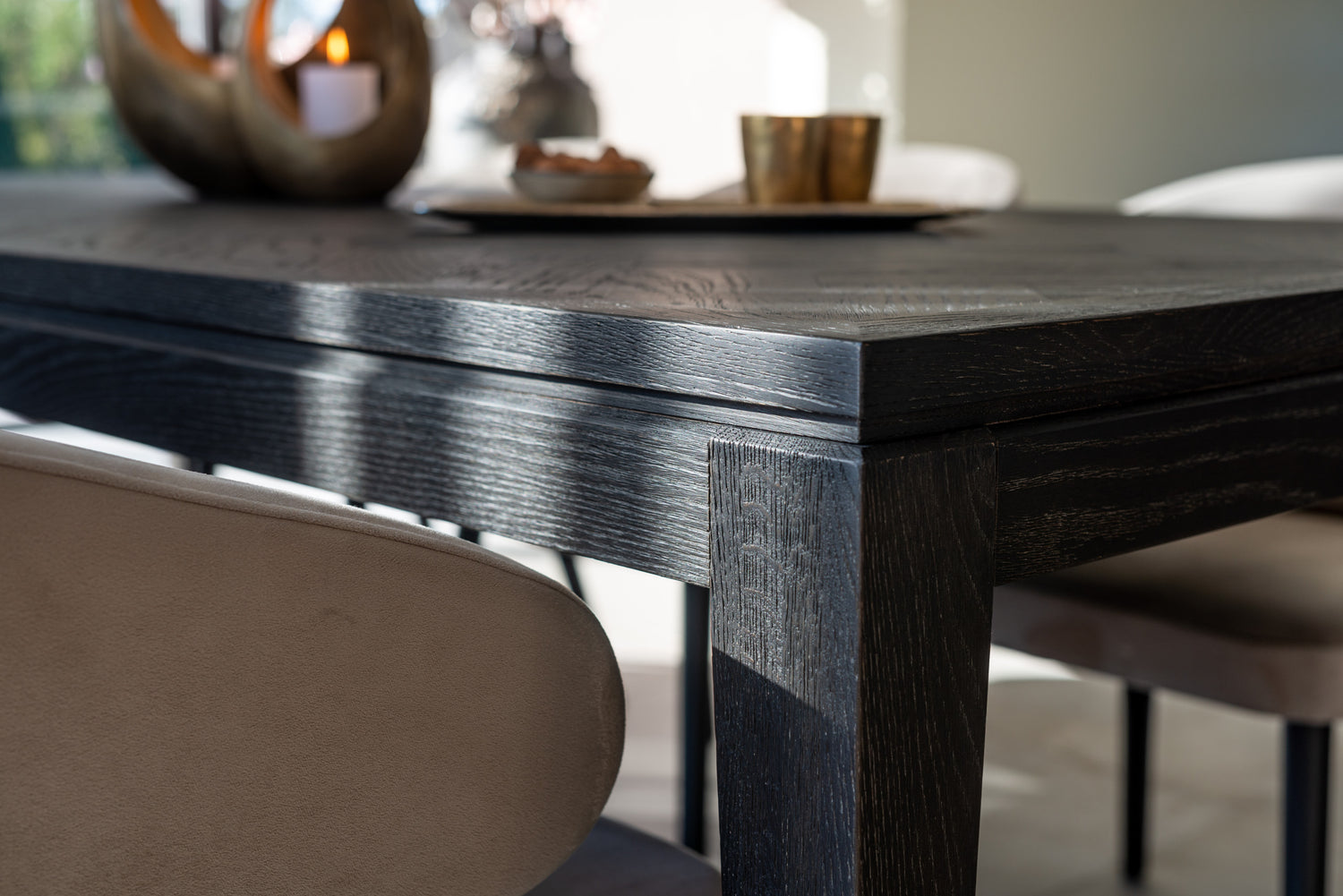 Richmond Interiors Barhocker Indigo khaki velvet Barhocker Richmond Interiors