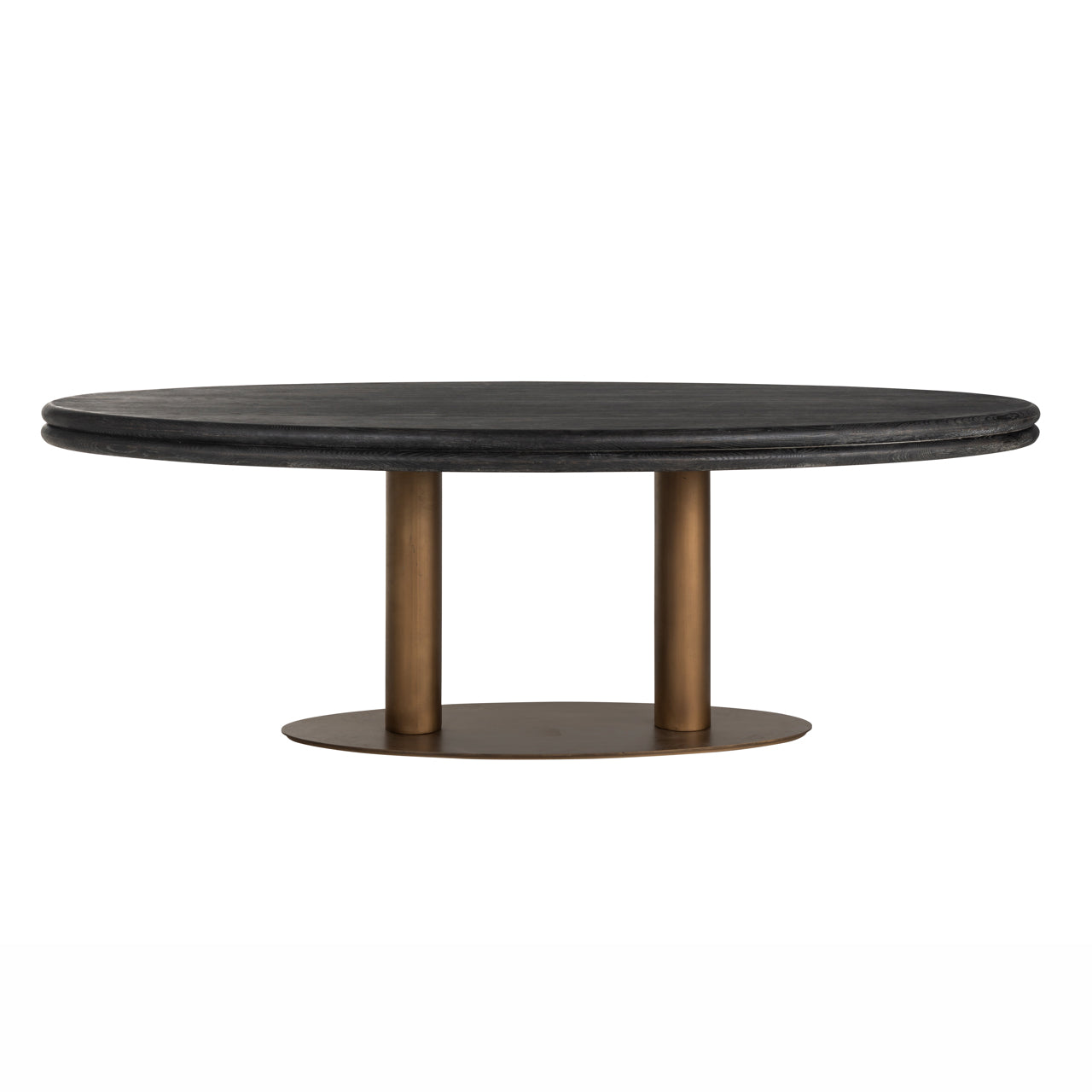 Richmond Interiors Esstisch Macaron black rustic oval 235 Esstisch Richmond Interiors