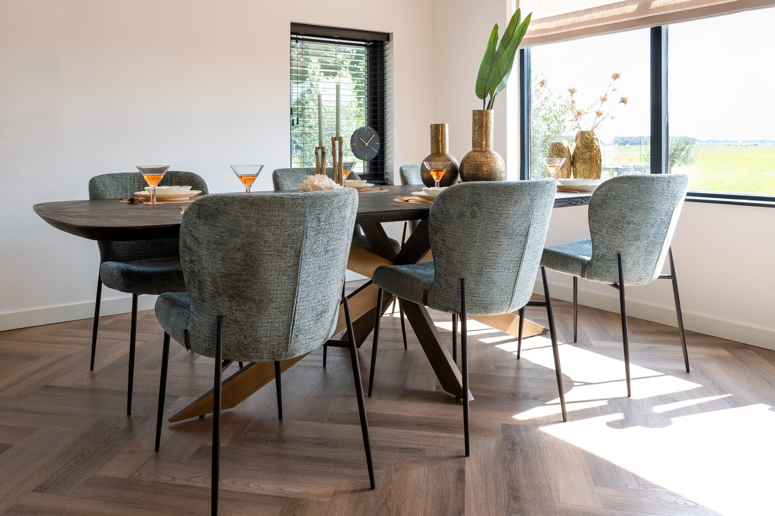 Richmond Interiors Esstisch Hayley dark coffee 280 Esstisch Richmond Interiors