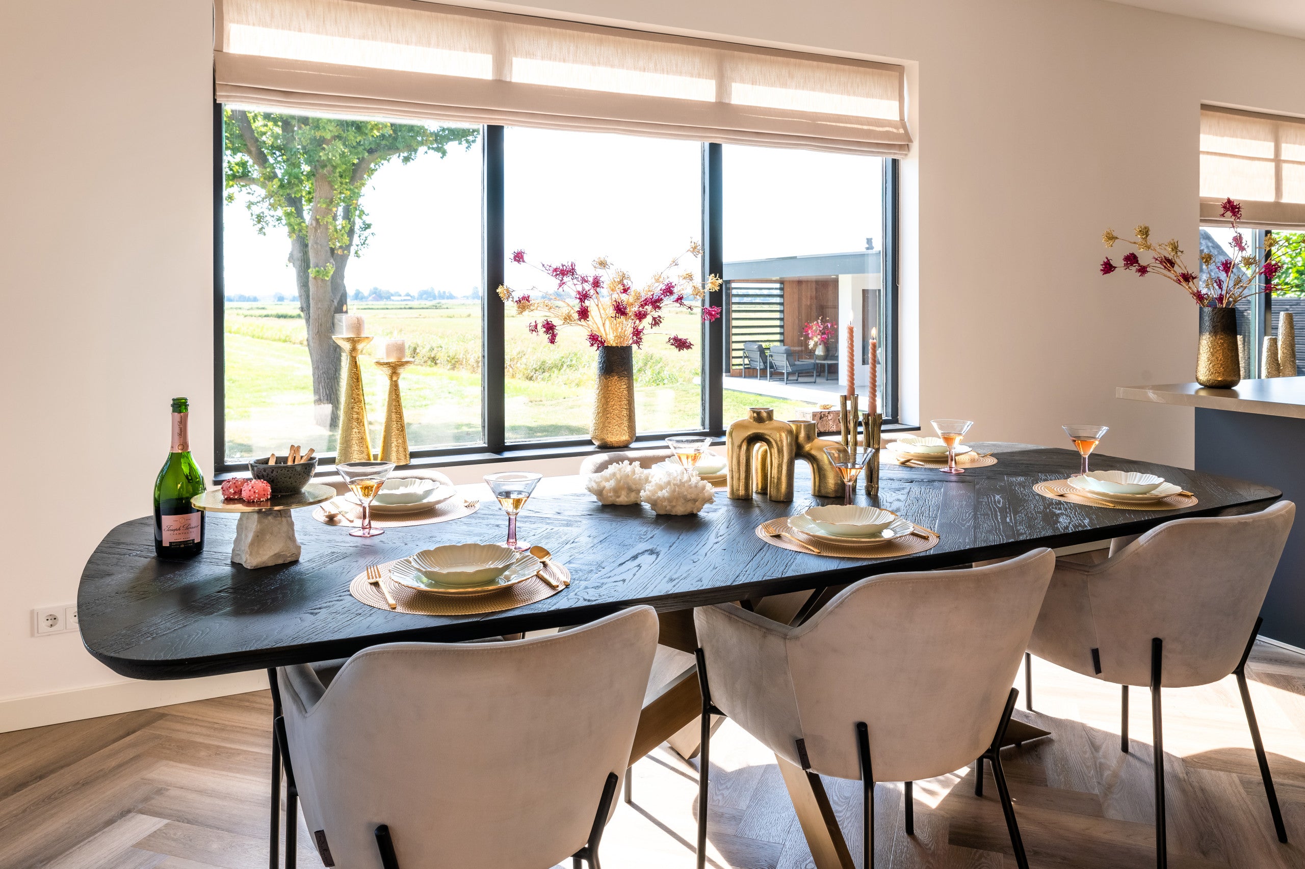 Richmond Interiors Esstisch Hayley dark coffee 280 Esstisch Richmond Interiors