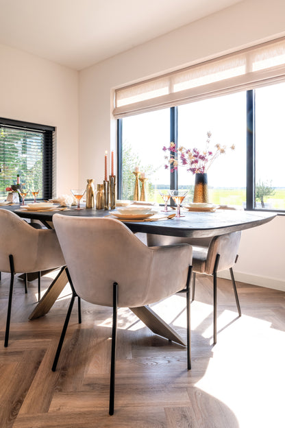 Richmond Interiors Esstisch Hayley dark coffee 280 Esstisch Richmond Interiors