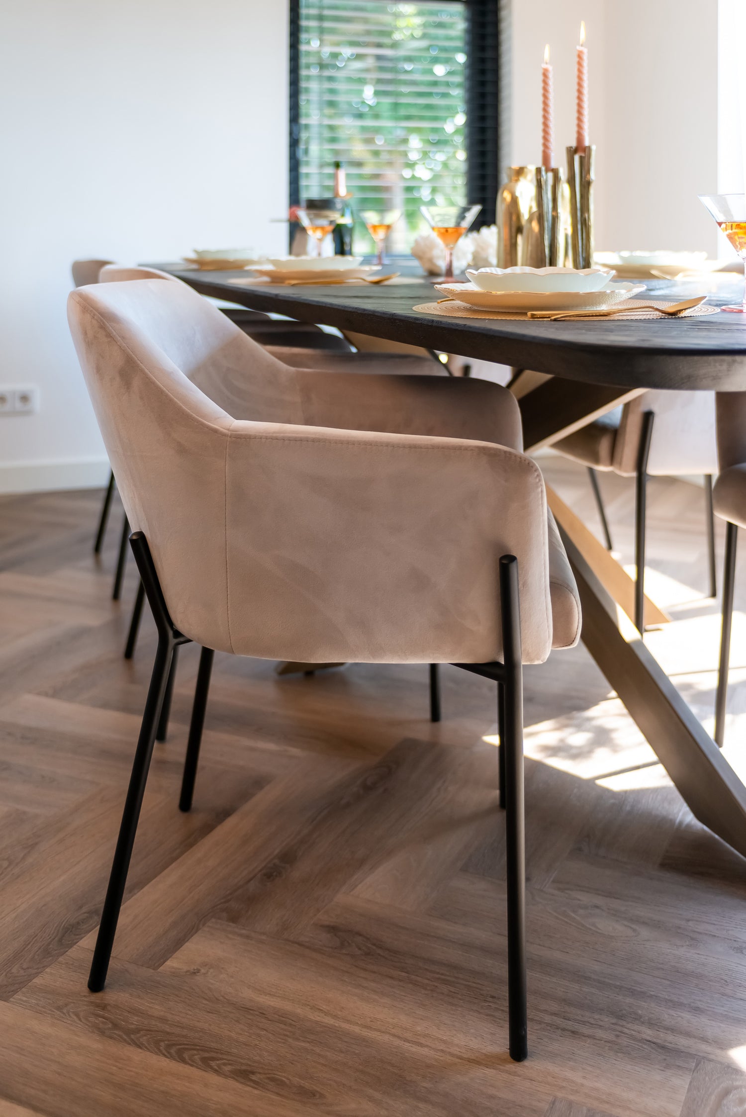 Richmond Interiors Esstisch Hayley dark coffee 280 Esstisch Richmond Interiors