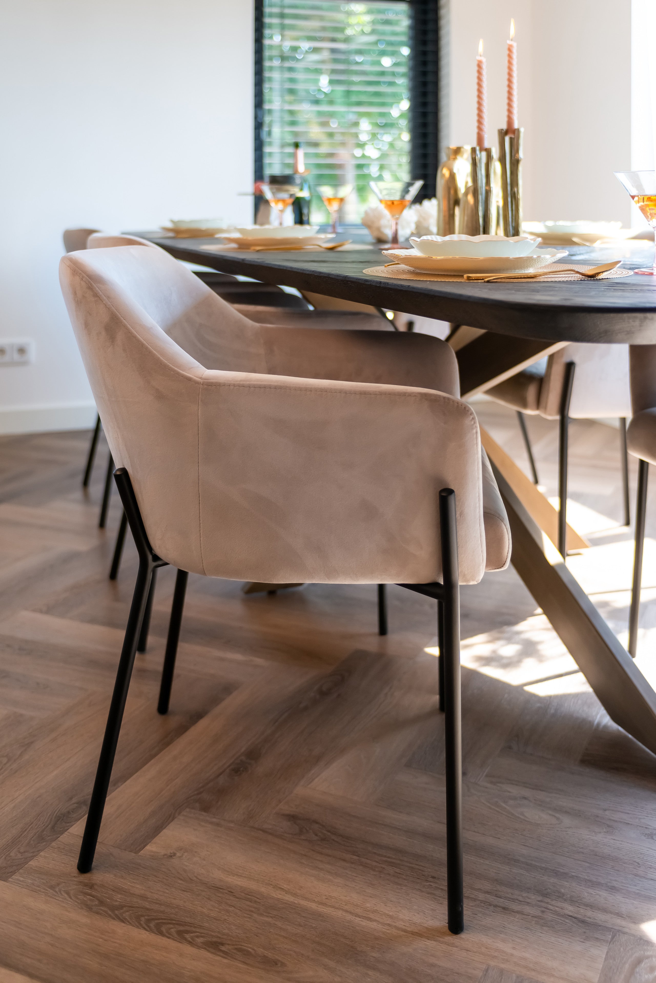 Richmond Interiors Esstisch Hayley dark coffee 280 Esstisch Richmond Interiors
