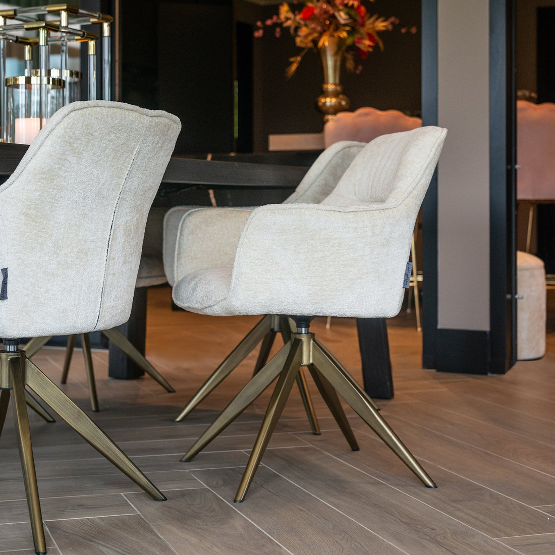 Richmond Interiors Drehstuhl Aline weiß Drehstuhl Richmond Interiors