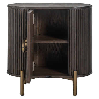 Richmond Interiors Nachttisch Luxor brown Nachttisch Richmond Interiors
