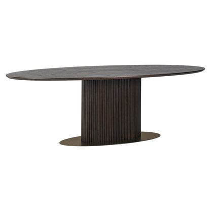 Richmond Interiors Esstisch Luxor brown oval 235 Esstisch Richmond Interiors