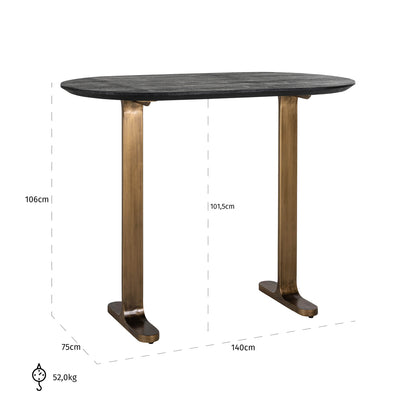 Richmond Interiors Bartisch Revelin black/gold 140 Bartisch Richmond Interiors