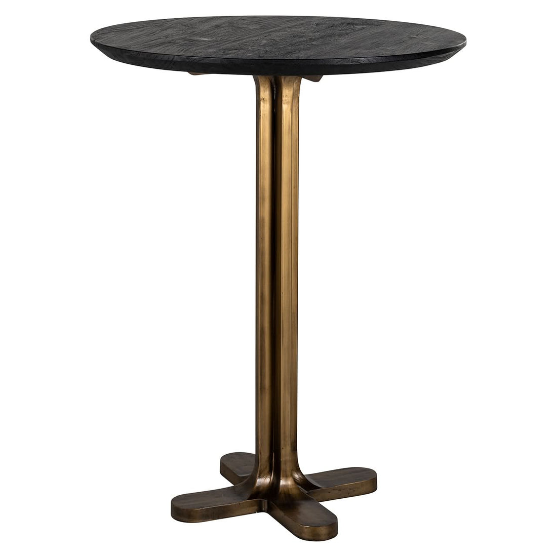 Richmond Interiors Bar Table Revelin Black/Gold Ø81 Bartisch Richmond Interiors