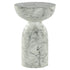 Richmond Interiors Beistelltisch Kita faux white marble white Beistelltisch rund Richmond Interiors