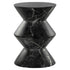 Richmond Interiors Beistelltisch Bosco faux black marble black Beistelltisch rund Richmond Interiors