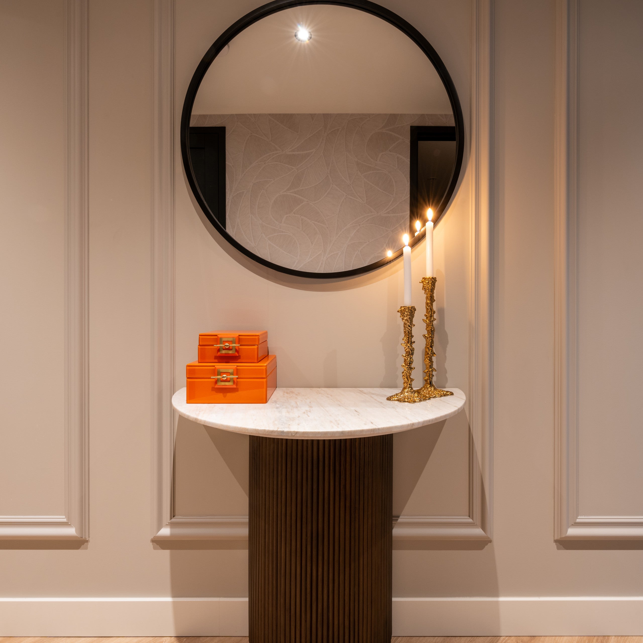Richmond Interiors Aufbewahrungsbox Bodine orange large Aufbewahrungsbox Richmond Interiors