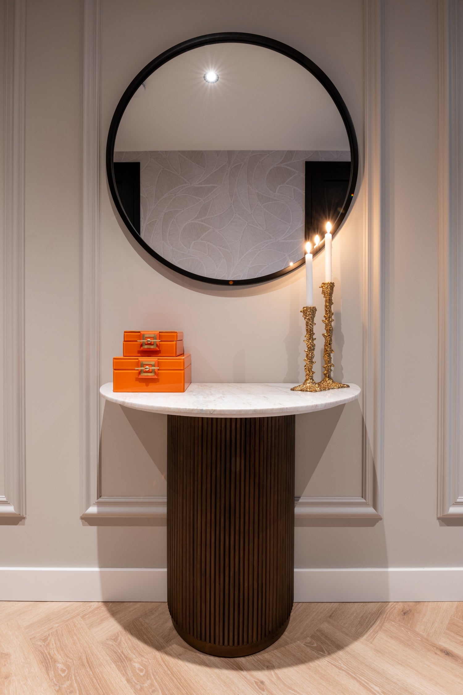 Richmond Interiors Aufbewahrungsbox Bodine orange small Aufbewahrungsbox Richmond Interiors