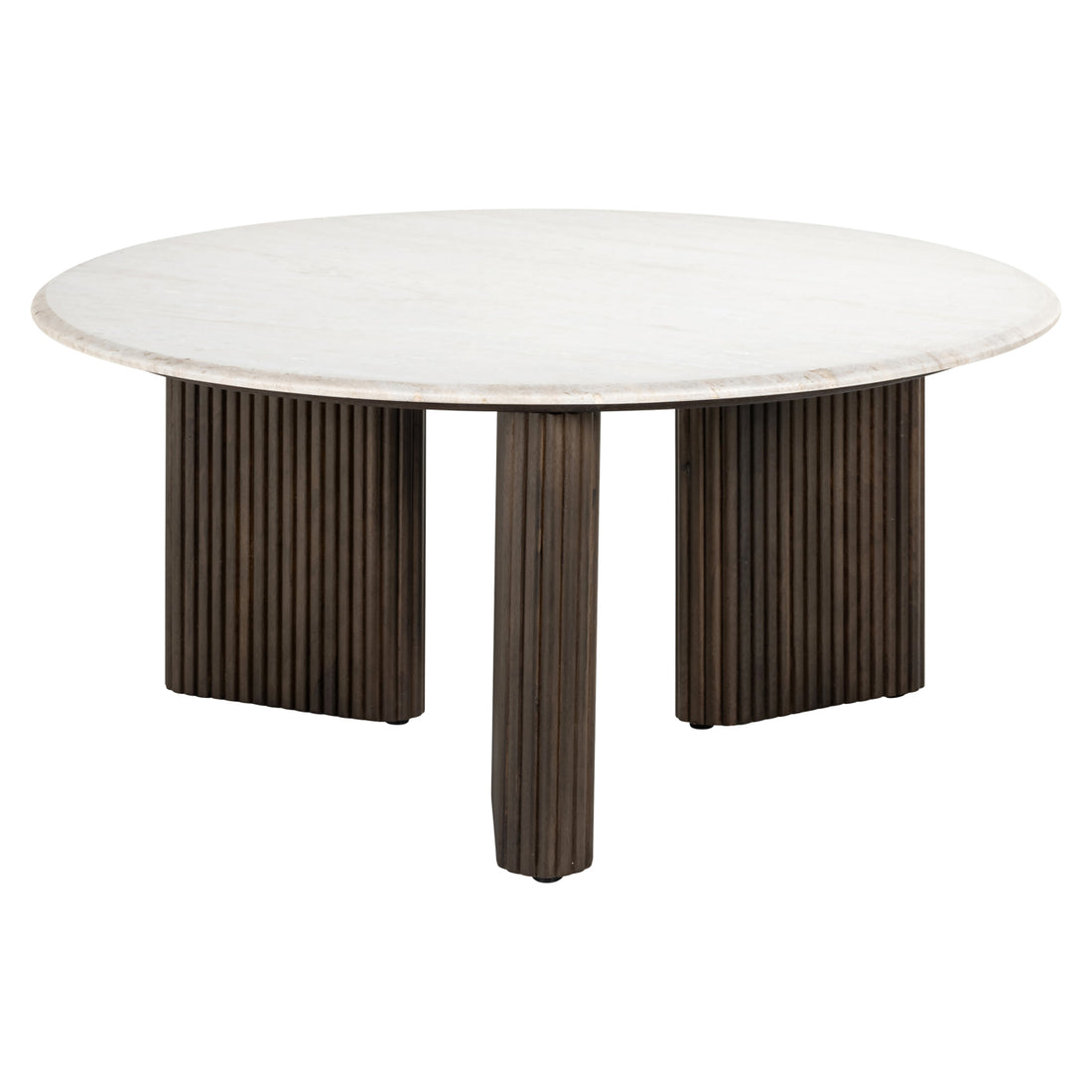 Richmond Interiors Couchtisch Mayfield brown 90Ø Couchtisch Richmond Interiors