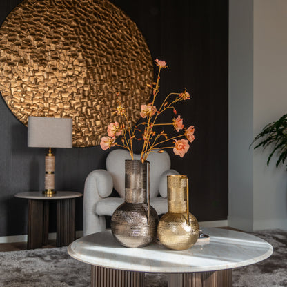 Richmond Interiors Couchtisch Mayfield brown 90Ø Couchtisch Richmond Interiors