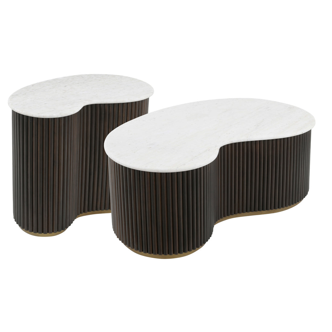 Richmond Interiors Couchtisch Mayfield brown (Set of 2) Couchtisch Richmond Interiors