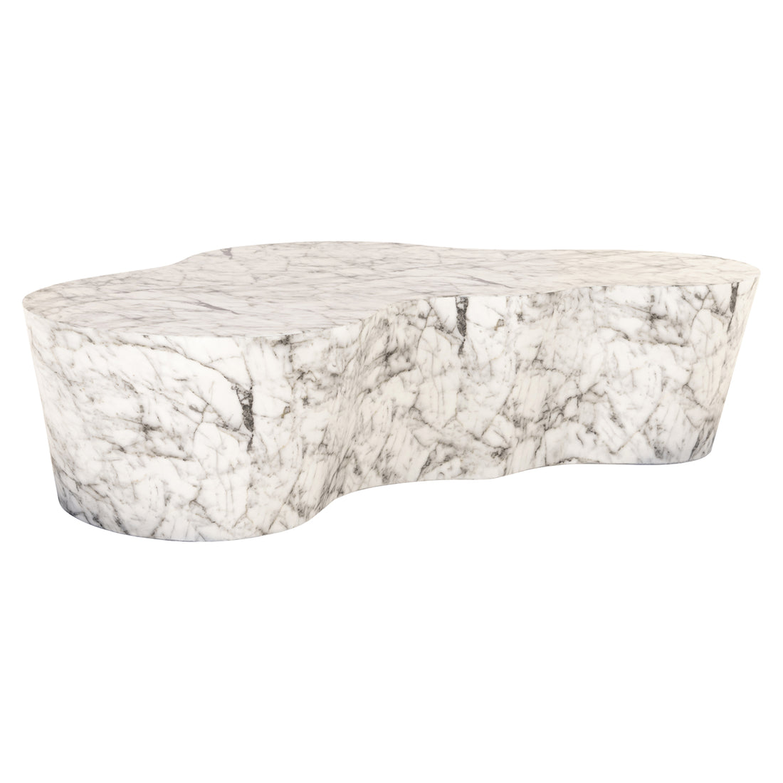 Richmond Interiors Gartencouchtisch Rockyard white marble look Gartencouchtisch Richmond Interiors